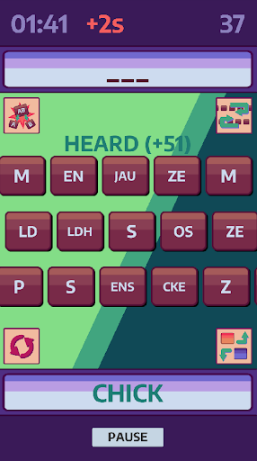 Lexslide - Arcade Word Builder ekran görüntüsü
