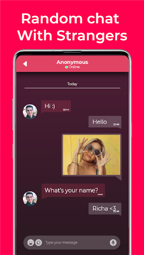 Random Chat app with Strangers ekran görüntüsü