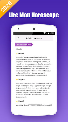 Horoscope 2026 ekran görüntüsü