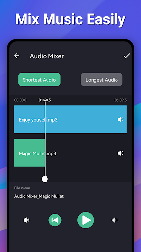 MP3 kesici, müzik kesici ekran görüntüsü