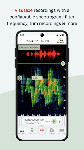 Song Meter Touch Recorder ekran görüntüsü