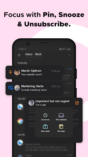 Canary Mail - AI Email App ekran görüntüsü