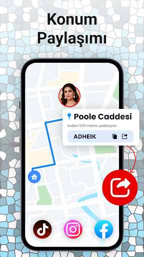 Konum Paylaşımı, GPS Takipçi ekran görüntüsü
