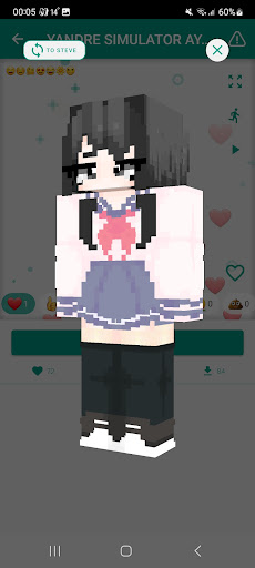 HD Skins for Minecraft 128x128 ekran görüntüsü