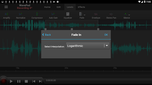 WavePad Audio Editor ekran görüntüsü