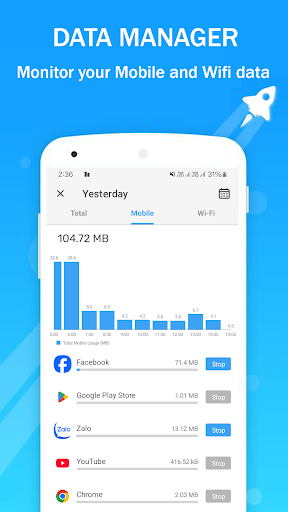 Data Manager - Speed Test ekran görüntüsü