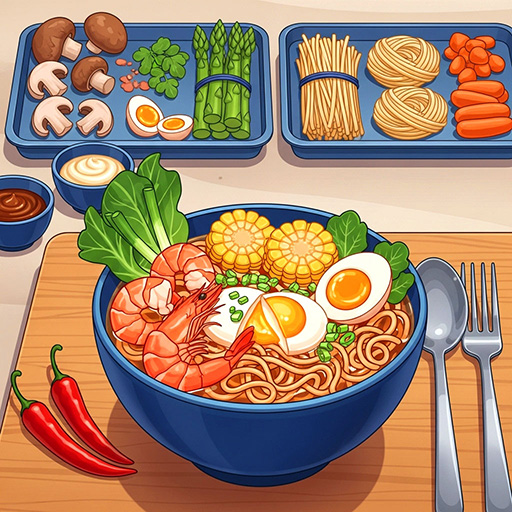 Mini Kitchen Set ASMR Cooking