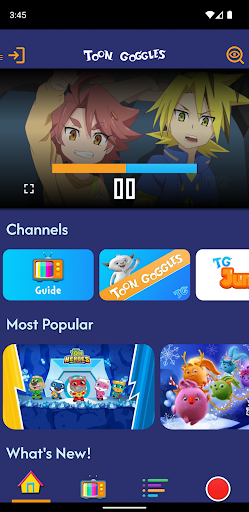 Toon Goggles for TV ekran görüntüsü