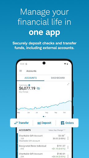 Schwab Mobile ekran görüntüsü