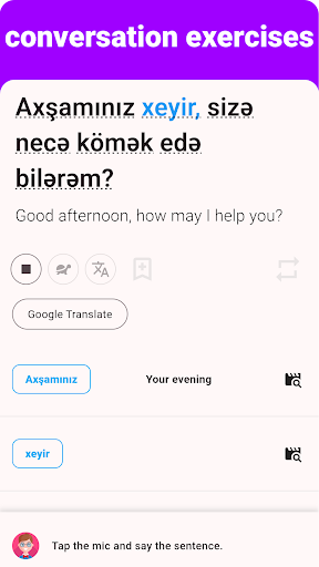 Azerbaijani Listening Speaking ekran görüntüsü