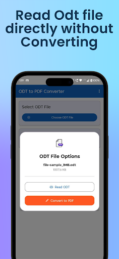 ODT to PDF Converter ekran görüntüsü