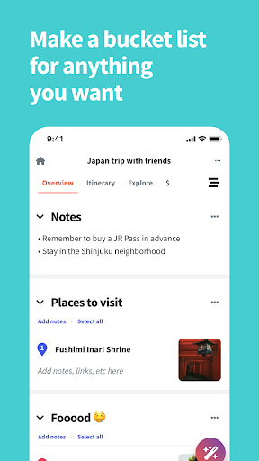 Wanderlog - Trip Planner App ekran görüntüsü