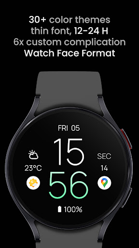 MNML Thin Watch face ekran görüntüsü