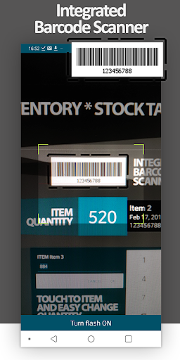 Barcode inventory stock take ekran görüntüsü
