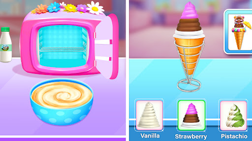 Sweet Ice Cream Maker Games ekran görüntüsü