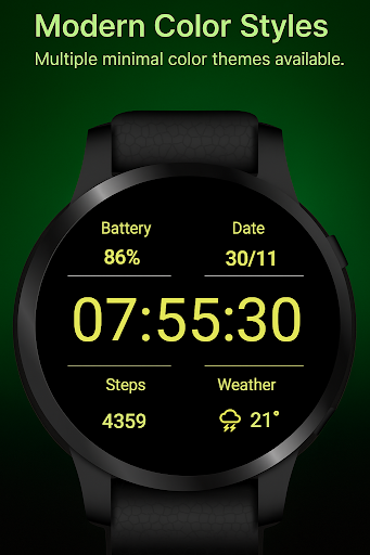 Battery Saver Minimal Watch ekran görüntüsü