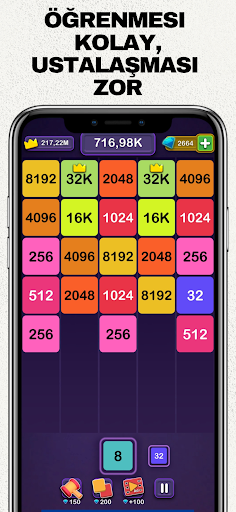 2048 Merge - Sayılar Oyunu ekran görüntüsü