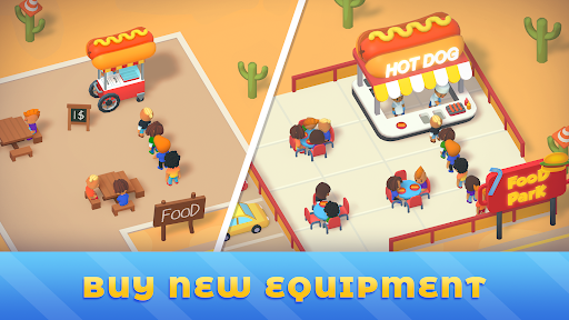 Idle Food Park Tycoon ekran görüntüsü