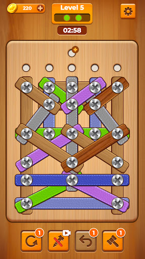 Wood Puzzle - Bolts And Screw ekran görüntüsü