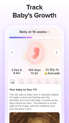 Pregnancy Tracker App | Glow ekran görüntüsü