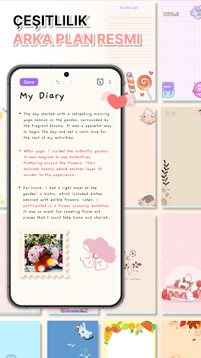 Cute Notes: Defter ve Düzenle ekran görüntüsü