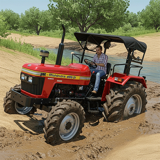 Desi Farming Indian Tractor 3D
