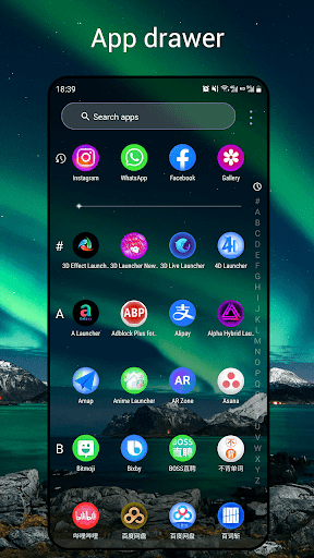 Newlook Launcher - Galaxy Star ekran görüntüsü