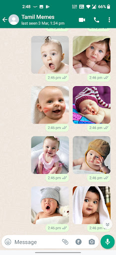 Baby Stickers ekran görüntüsü