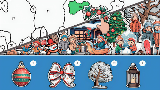 Sticker Book: Paint By Number ekran görüntüsü