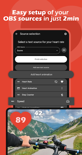 HeartRateOnStream for OBS ekran görüntüsü