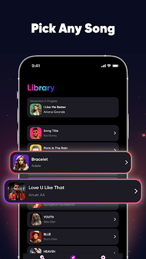 VocalMe Music: AI Cover Songs ekran görüntüsü