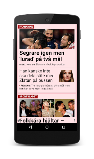 Tidningar i Sverige ekran görüntüsü