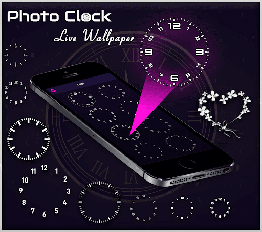 Photo Clock Live Wallpaper ekran görüntüsü