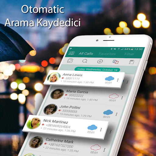 Arama kaydedici/Call Recorder ekran görüntüsü
