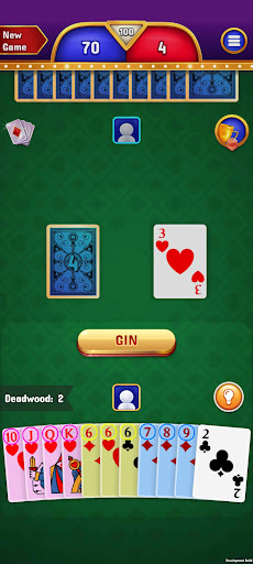 Gin Rummy - Classic Card Game ekran görüntüsü