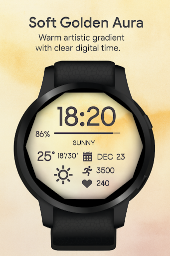 Artistic Aura WatchFace ekran görüntüsü