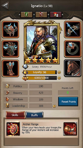 Empire War: Age of Heroes ekran görüntüsü