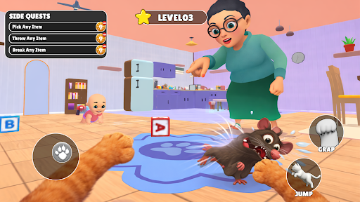 Cat Escape: Pranks Games ekran görüntüsü