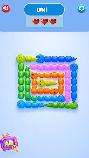 Wiggle Run: Snake Puzzle Game ekran görüntüsü