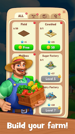 Solitaire Farm: Build & Relax ekran görüntüsü