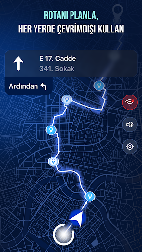 Radar Haritası, Radar Dedektör ekran görüntüsü