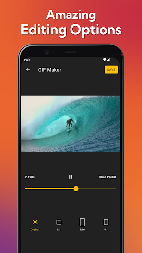 GIF Oluştur, GIF'ten Videoya ekran görüntüsü