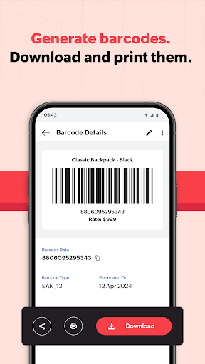 Barcode & QR Code Generator ekran görüntüsü