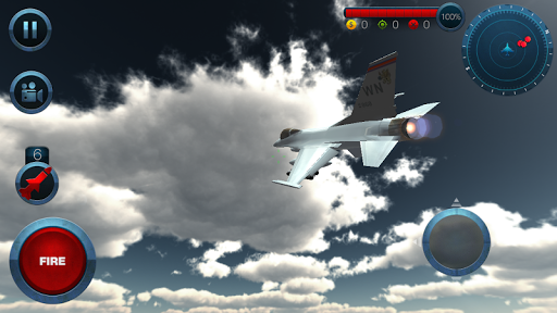Jet Plane Fighter City 3D ekran görüntüsü