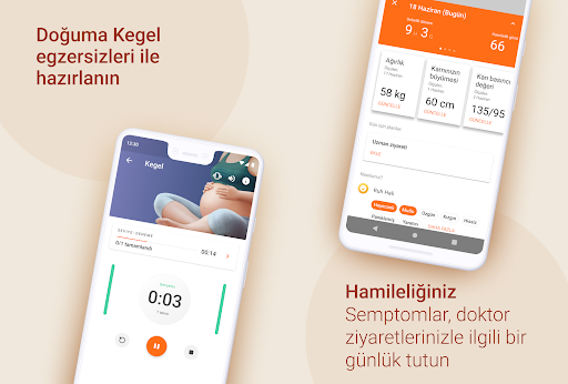 Gebelik Takibi. Hamilelik App ekran görüntüsü