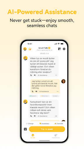Swedish Ai - Learn Swedish ekran görüntüsü