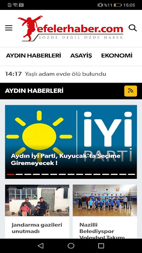 Efeler Haber ekran görüntüsü