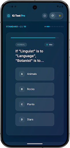 iQ Test Pro Offline Edition ekran görüntüsü