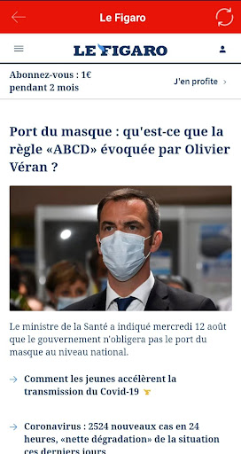 Journaux de France ekran görüntüsü