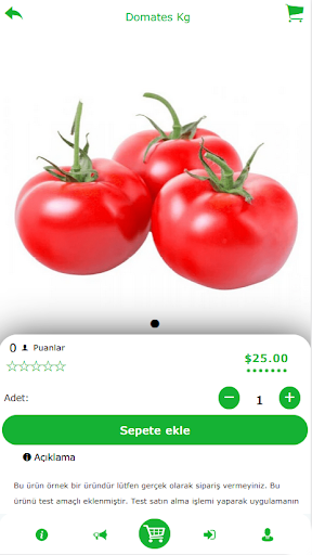 Market Cepte ekran görüntüsü